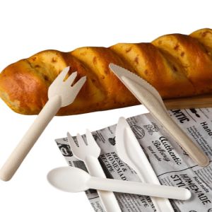 OEM Sugarcane Bagasse Cutlery Sugarcane Fork Grease Resistant