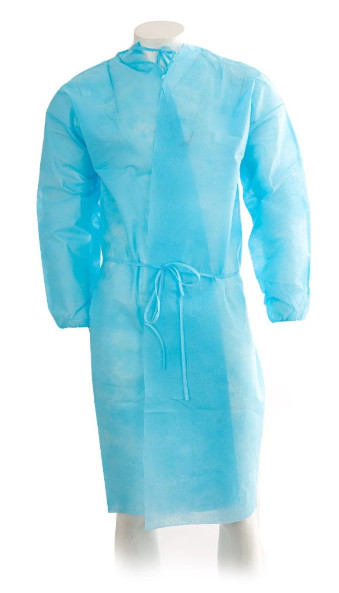 Buy Non Toxic CPE Apron / Disposable Apron With Sleeves Environmentally Friendly at wholesale prices