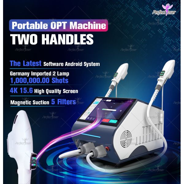 Skin Rejuvenation IPL Laser Hair Removal Machine 1300nm 550nm 500nm Wavelength