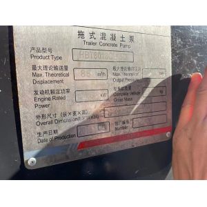 Used And Reconditioned Trailer Concrete Pump Mixer Deutz Shacman Engine