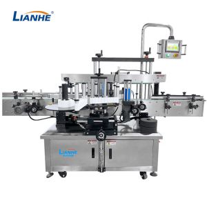 Adhesive Sticker Bottle Labeling Machine 3000W Antirust Stainless Steel