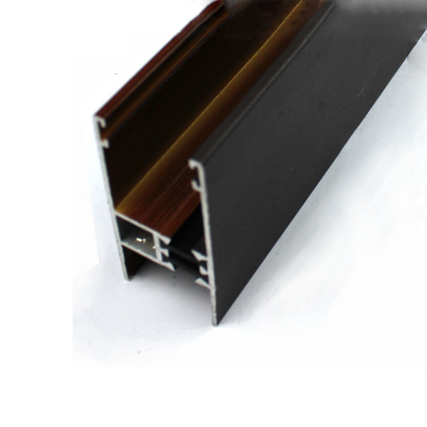 Buy Wood Grain / Wood Finish Aluminium Profiles Home Furniture Accessories at wholesale prices