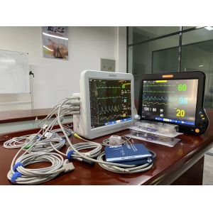 Quality Modular ICU Cardiac Monitor Multilingual With ECG NIBP SPO2 Standard for sale