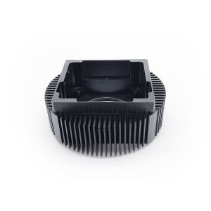 Black Anodized Aluminum Heat Sink Profiles Shower Extrusion 6005 6005