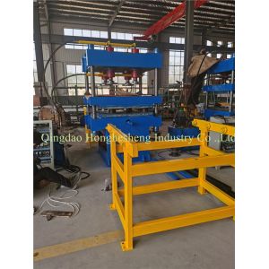 120 Ton Rubber Bricks Tire Recycling Machine 7.5kw 1100x1100