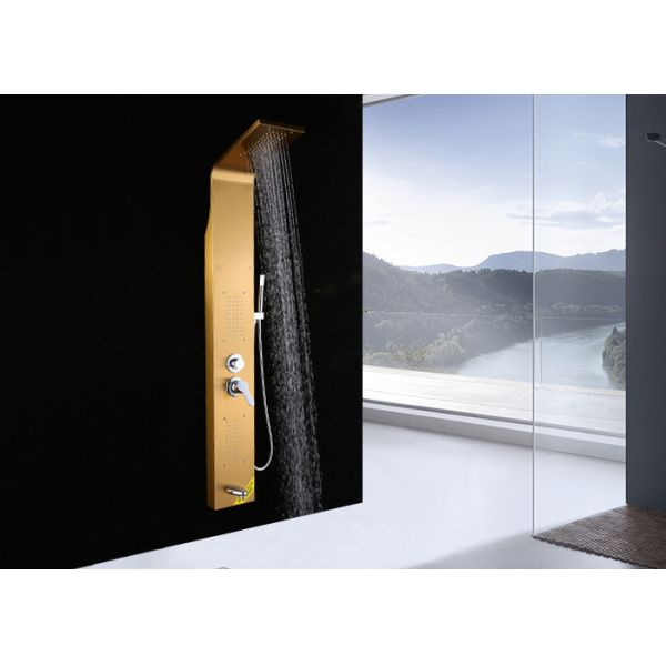 Buy Rainfall Top Sprayer Shower Head Panel , Stainless Steel Shower Panel ROVATE at wholesale prices