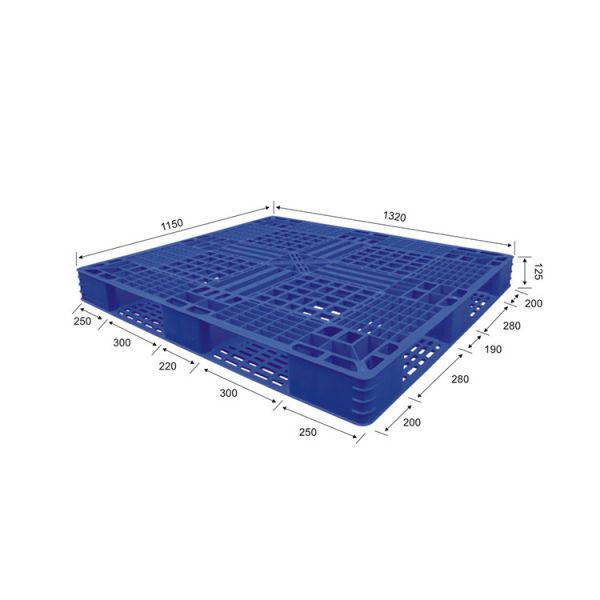 Buy Hygienic HDPE Plastic Pallet 1190x1150 Blue 4000Kg Static For Warehouse at wholesale prices