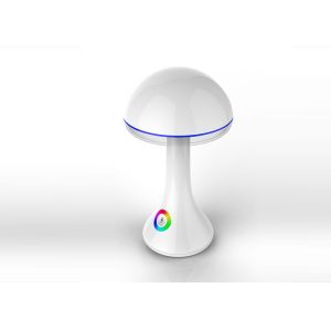 Mushroom Rechargeable Rgb Led Desk Lamp 4.8W Power With Touch Control