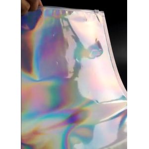 Metallized Slider Zipper Mailer pack Hologram Shiny Foil Glamour Holographic