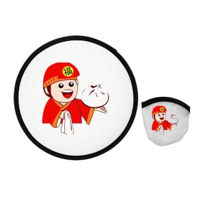 Personalized Round Polyester Sublimation Folding Fan For Heat Transfer