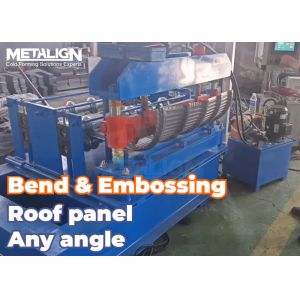 Trapezoidal Panel Arch Curving Machine with 120° Max Bending Capability