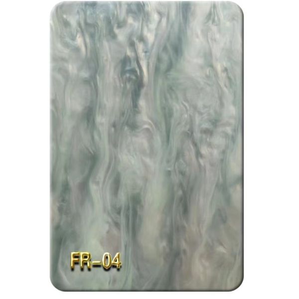 Acrylic Decoration 1220x2440mm 1/8'' Pearl Marble Acrylic Sheet