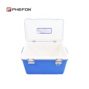 Buckle Lock Vaccine Box Cooler 35L Cooler Box With Ice Packs