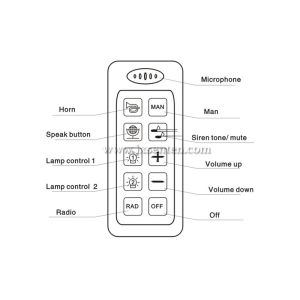 Police Ambulance ambulance car Optional alarm siren .Parlantes，AVERTISSEURS