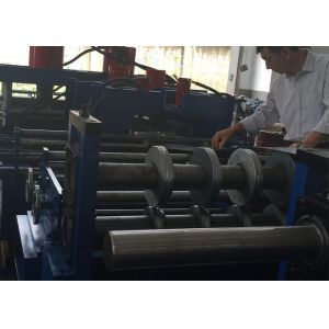 5 Tons Hydraulic Uncoiler Cable Tray Roll Forming Machine 5 - 6m / min