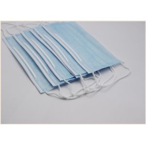 Earloop Style Disposable 3 Ply Face Mask Collapsible Environment Friendly