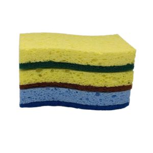 China Natural Sisal Coconut Kitchen Sponge - Oil-Resistant & Absorbent on sale