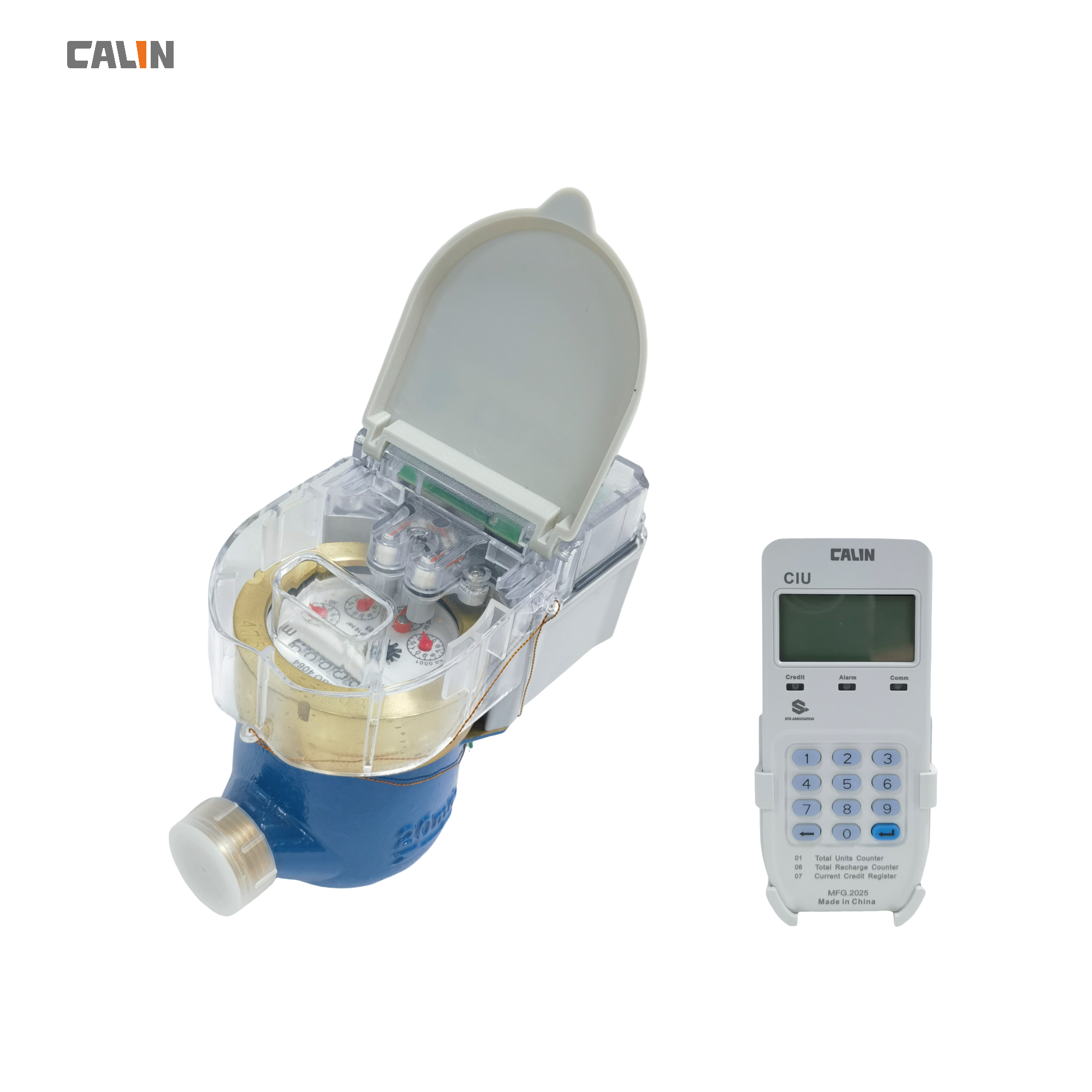 STS Split Keypad Prepaid R160 Water Meter Repay Electric Meters