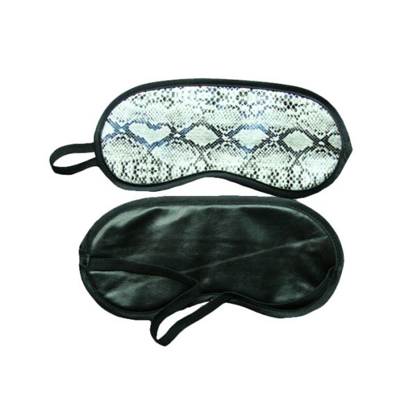 Unique Pattern Sleep Blindfold Eye Shade Good Hand Feeling PU Material For