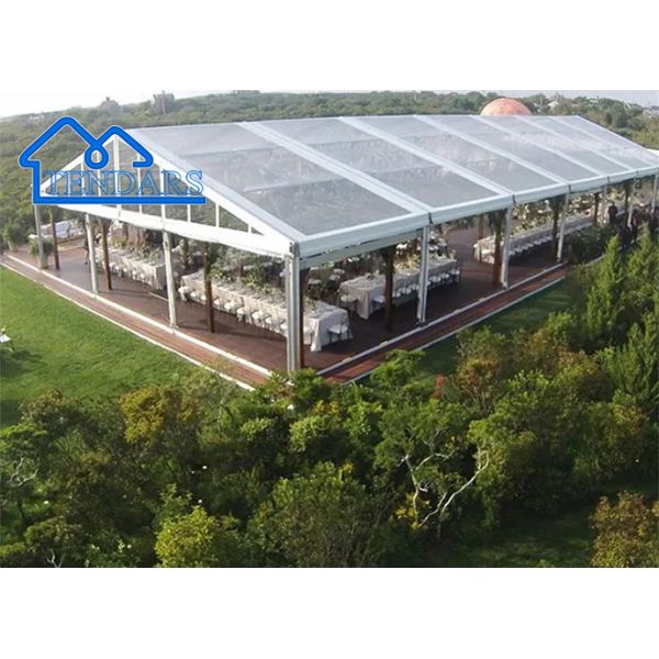 A Shape Wedding Party Events Large Aluminium Tent House With Tarpaulin Affordable Wedding Tents