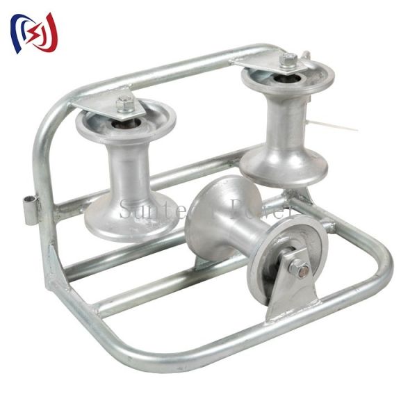 Buy Aluminum Rollers Stringing 200mm Heavy Duty Cable Rollers at wholesale prices