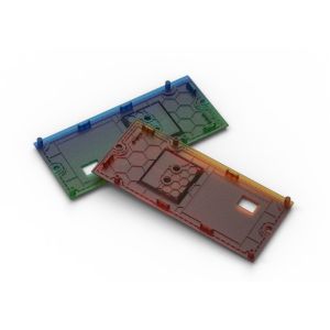 OEM / ODM ： Hot Runner Injection Molding & Transparent Smart Doorbell Bottom