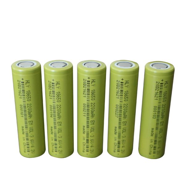 Buy Lithium Ion 3.6V 2200mah 18650 Battery Rechargeable Cylindrical Cell at wholesale prices