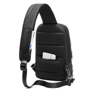 Travel One Shoulder Backpack Mens Sling Bag Preppy Style Dismountable