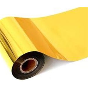 Metalized PET Plastic Sheet Roll Golden For Thermoforming 400MM