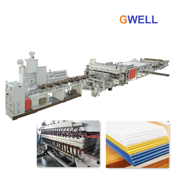 PE Hollow Board Making Machine PE Polycarbonate Sheet Manufacturing Machine
