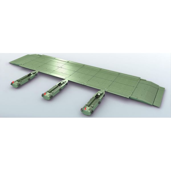Self - Propelled Heavy Emergency Pontoon / Ribbon Pontoon / Military Pontoon