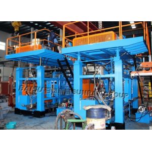 High Output Extruder Blowing Machine , Plastic Pressure Vessel Blow Molding