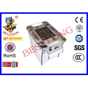 Quality 58CM Width White Cocktail Arcade Machine , Coin Operated Cocktail Game Table for sale