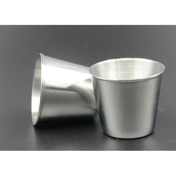 Stainless Steel Carry On Portable Wine Cup , Low Medium 45 Ml Wine Cup