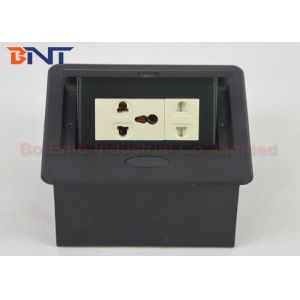 Smart Compact Desk Pop Up Sockets , Pop Out universal power plug for Office