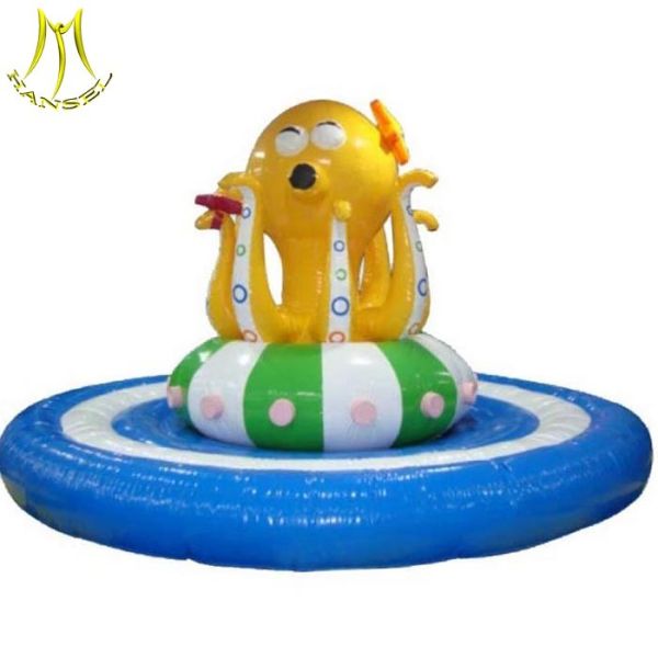 Hansel high quality fairground equipment children mini carousel soft play