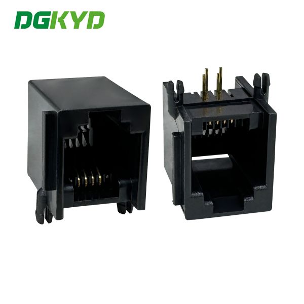 Buy RJ11 connector 6P4C without light and filter network port socket DGKYD5523E1164IWA1DY1 at wholesale prices