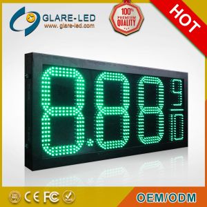 Outdoor LED Gas Price Sign with 8"-32" Digit Height Multiple Color Options and