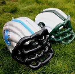 China Inflatable football helmet on sale