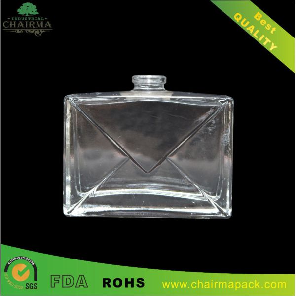 Buy 52ml Square embossed Perfume Bottles at wholesale prices