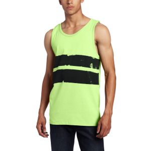 Green Boys / Mens Casual Tops , Screen Print Breathable Vest