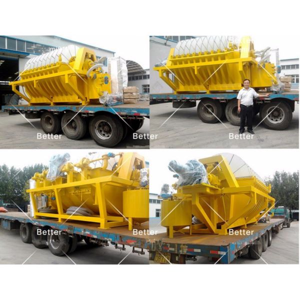 Professional Waste Treatment Machines For Mine Waste Recycling Ceramic Filter Rotary Drum