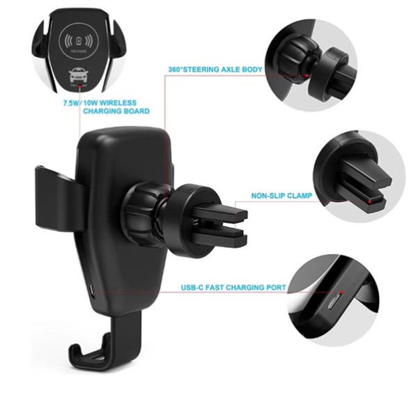 Fast Charging Car Mount Wireless Charger