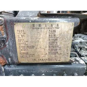 2019 Used Zoomlion 49M Concrete Pump Truck with 35000kg Gross Weight and 170 m³