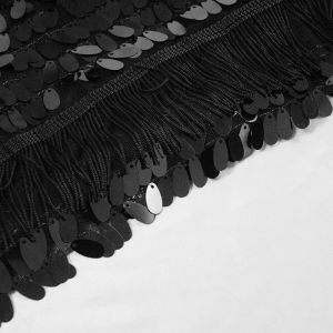 2021 New Style Sequin Embroidery Fabrics Tassels Upholstery Fabric Sequence