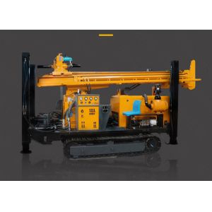260m Percussive Pneumatic Drilling Rig Crawler Machine