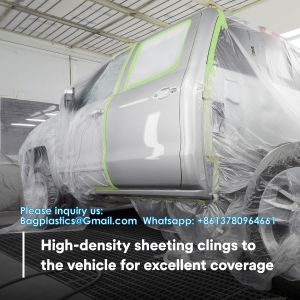 Overspray Protective Sheeting With 233+ Masking Tape (36 Mm), Translucent,