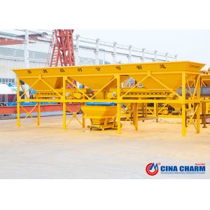 Aggregate Sand Hopper Pld800 48m3/h Concrete Batching Machine