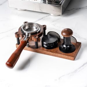 Modern Tamping Station for Coffee and Tea Enthusiasts at Home Functional