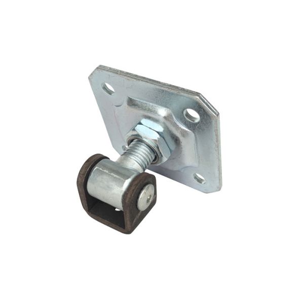 zinc plated sliding gate hinge with square plated M20